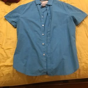 Denim and flower men medium shirt